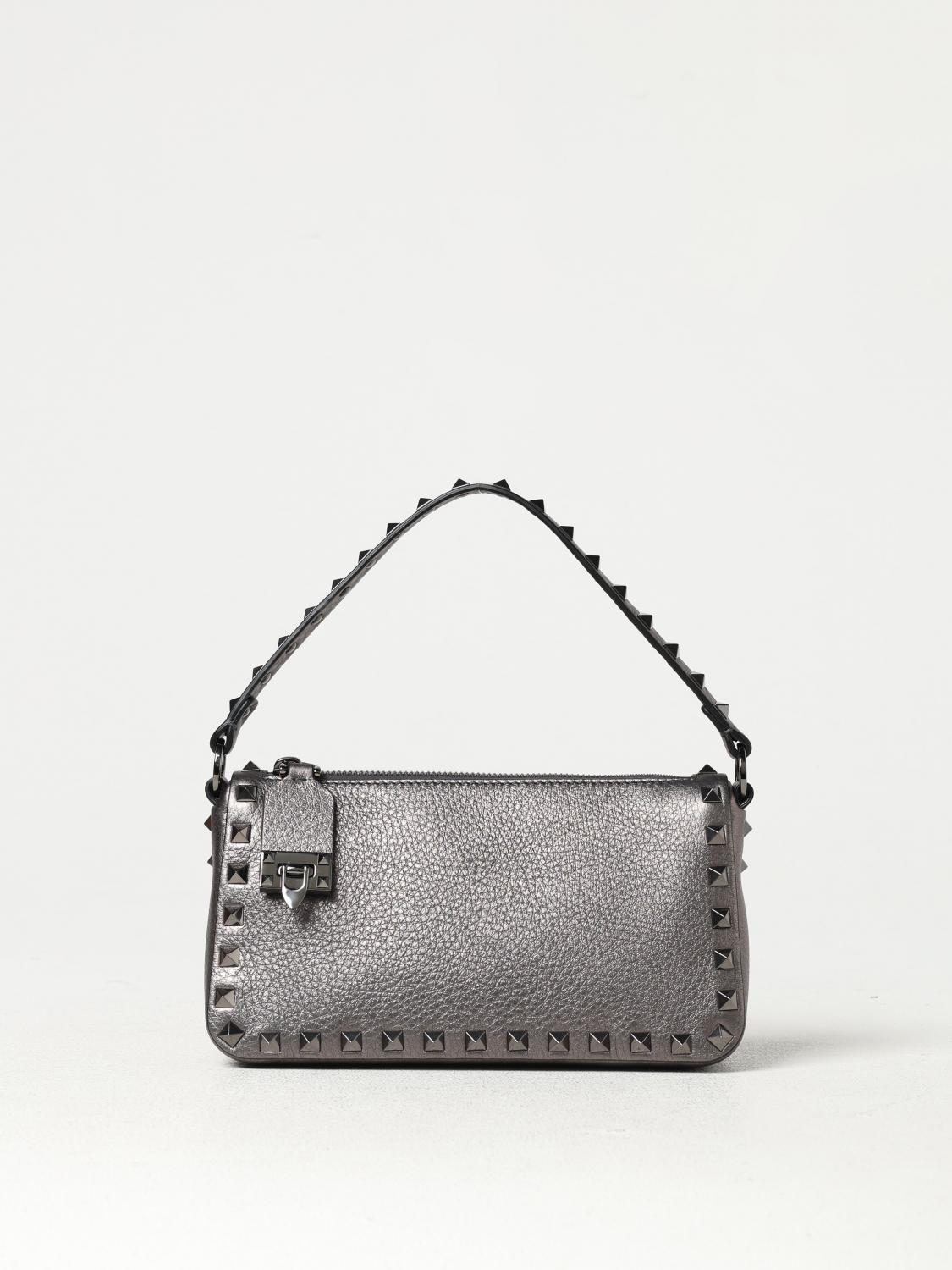 VALENTINO GARAVANI MINI-TASCHE: Schultertasche damen Valentino Garavani, Silber - Img 1