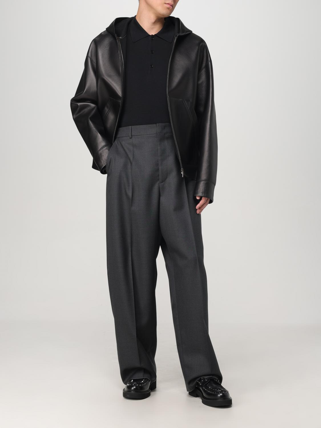 VALENTINO PANTS: Pants men Valentino, Charcoal - Img 2