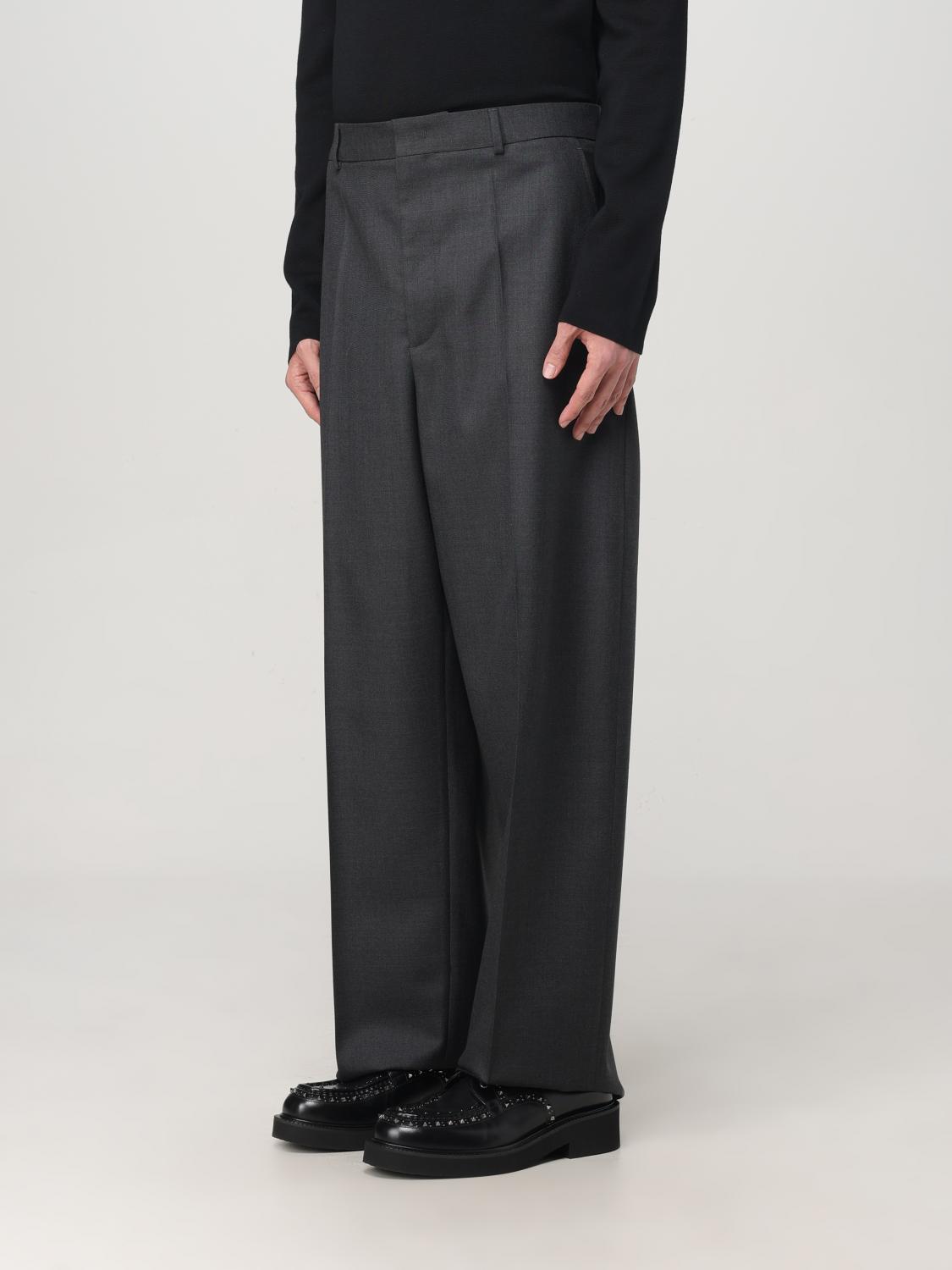 VALENTINO PANTS: Pants men Valentino, Charcoal - Img 4