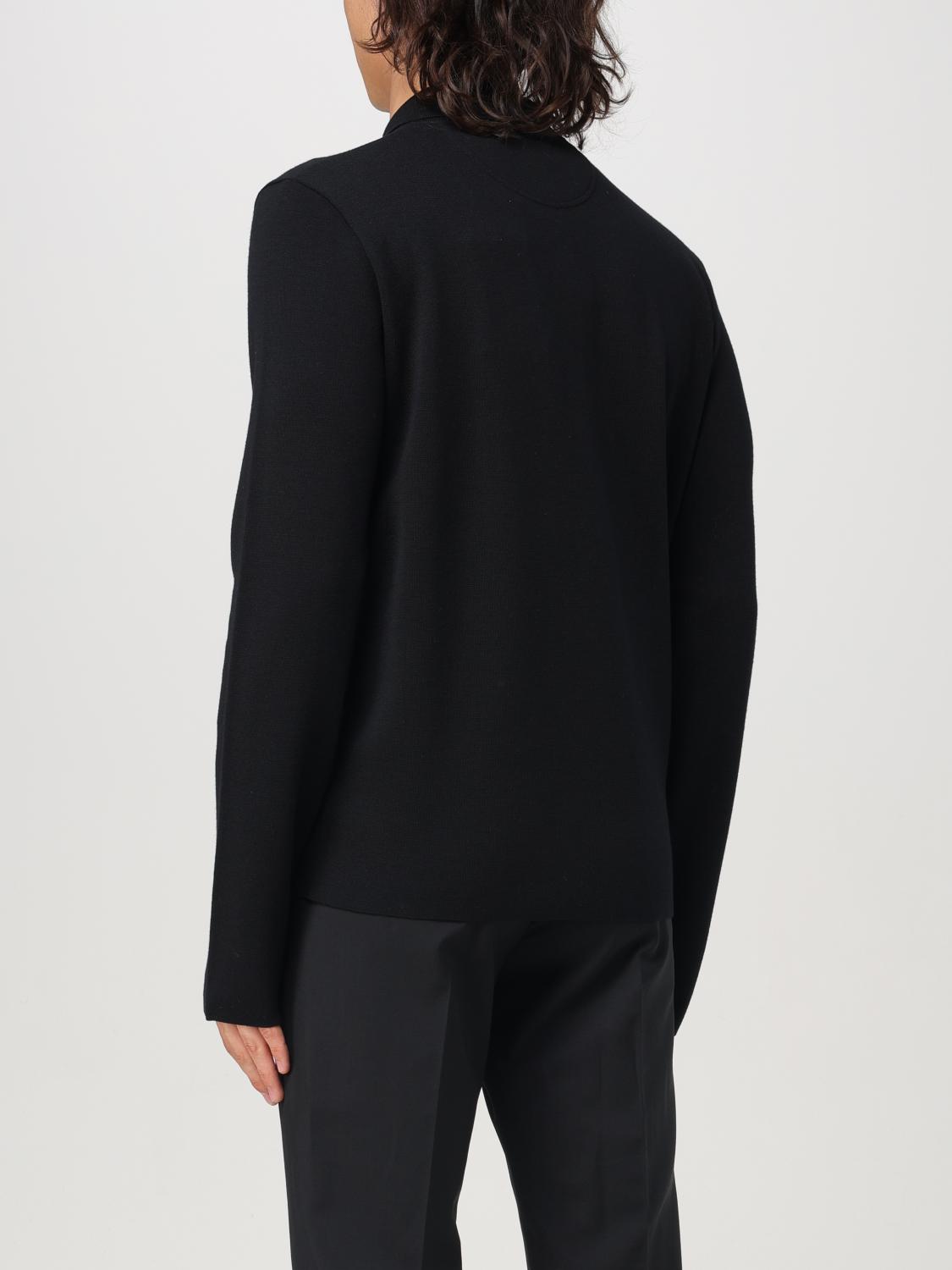 VALENTINO POLO SHIRT: Valentino virgin wool polo shirt, Black - Img 3