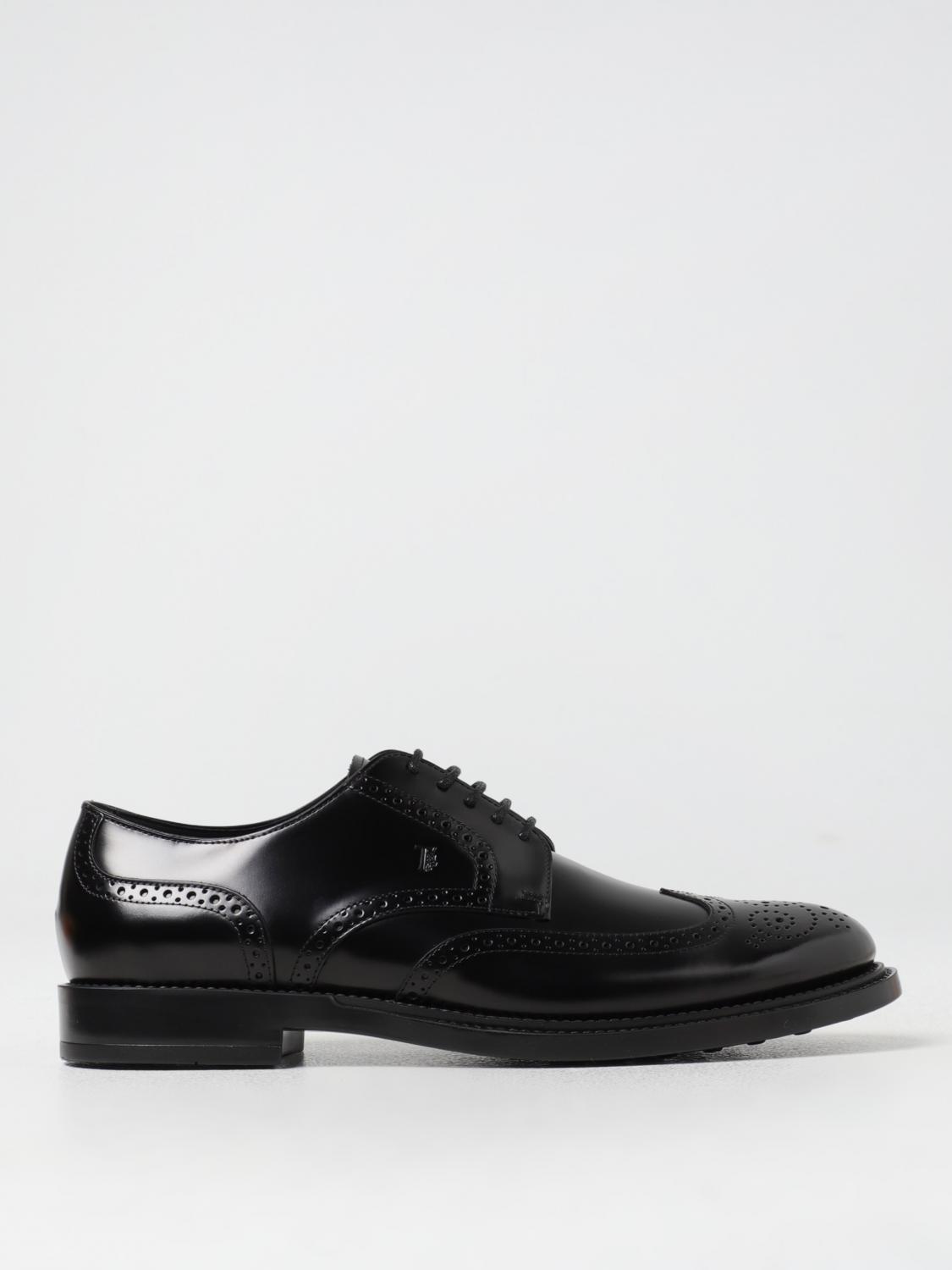 Giglio Derby Tod's in pelle spazzolata con motivo brogue