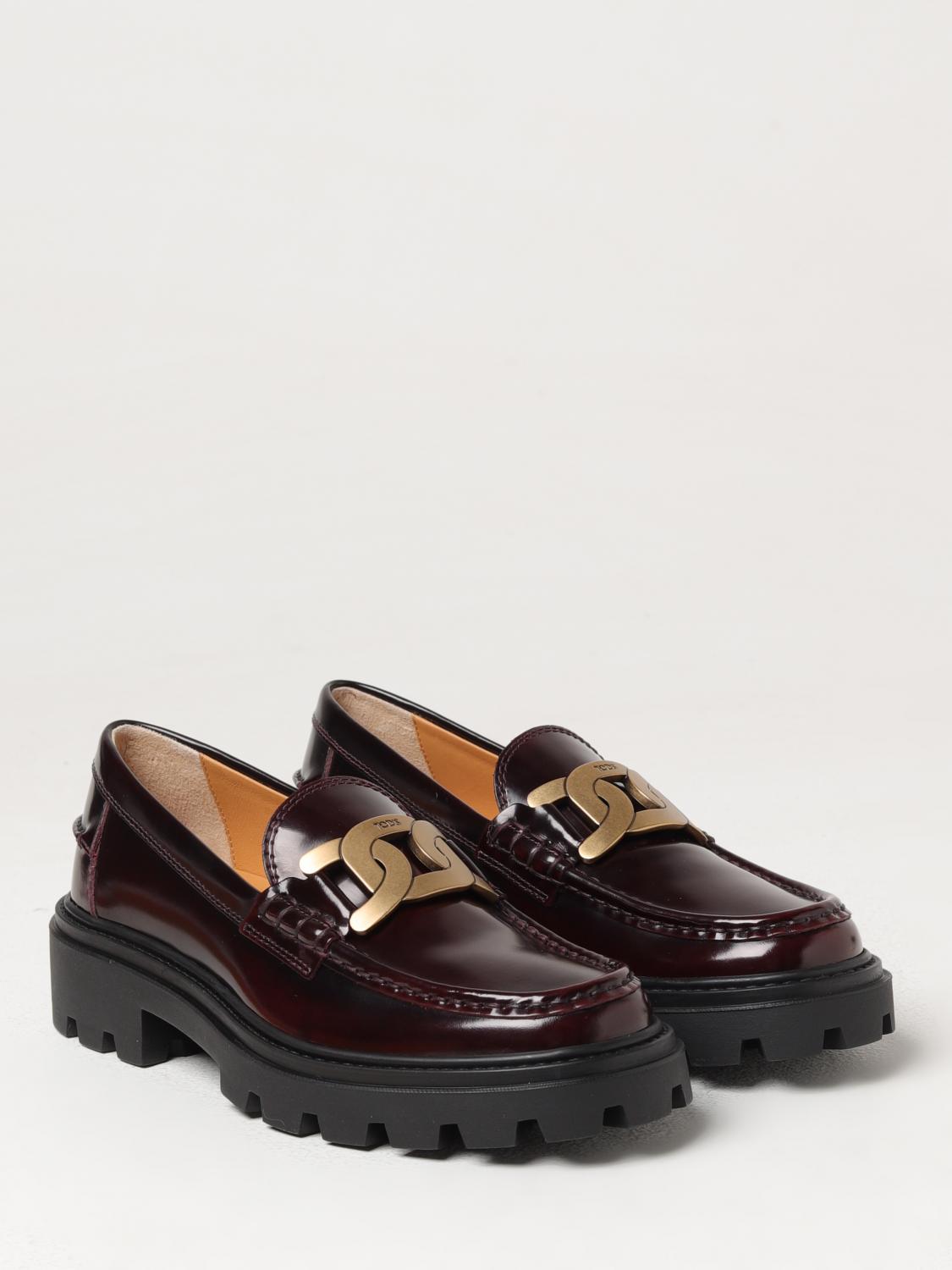 TOD'S MOKASSINS: Schuhe damen Tod's, Burgunderrot - Img 2