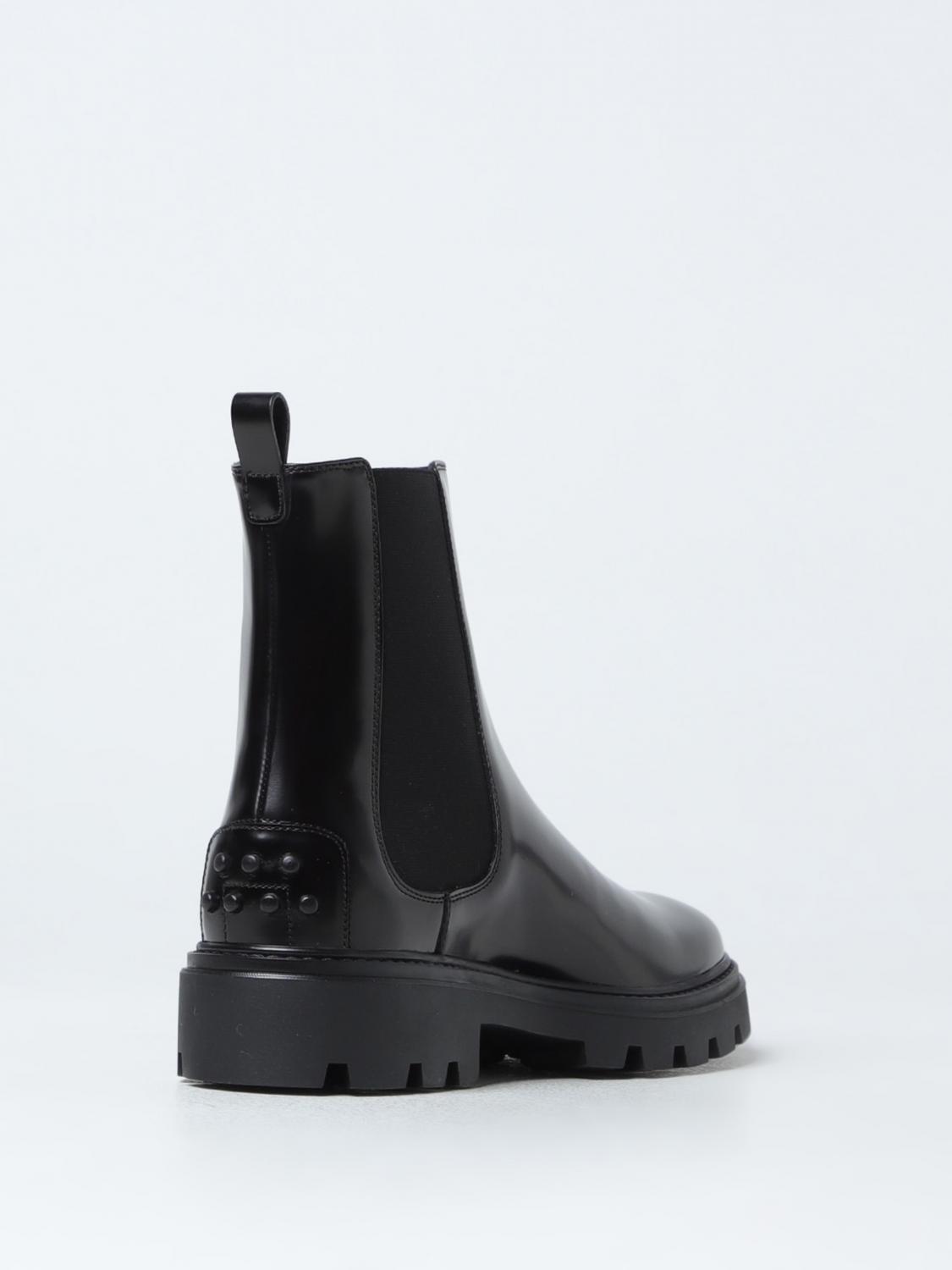 TOD'S BOTTINES PLATES: Chaussures femme Tod's, Noir - Img 3