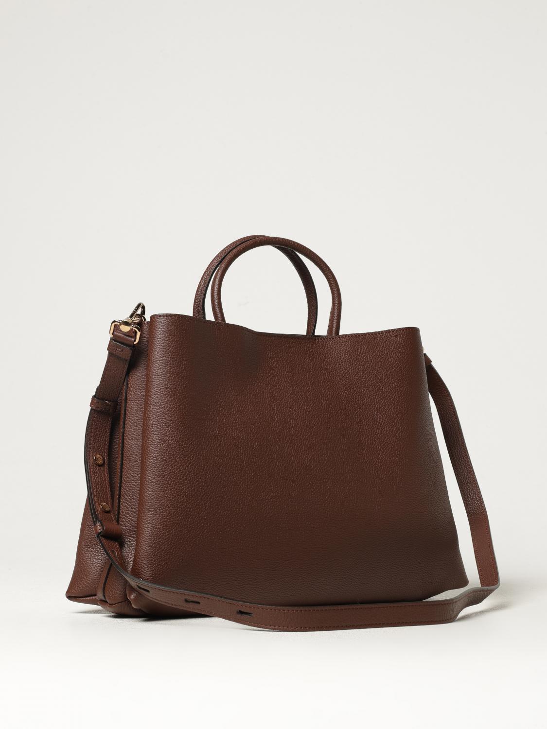 TOD'S BORSA A MANO: Borsa T Timeless Tod's in pelle a grana , Moro - Img 3