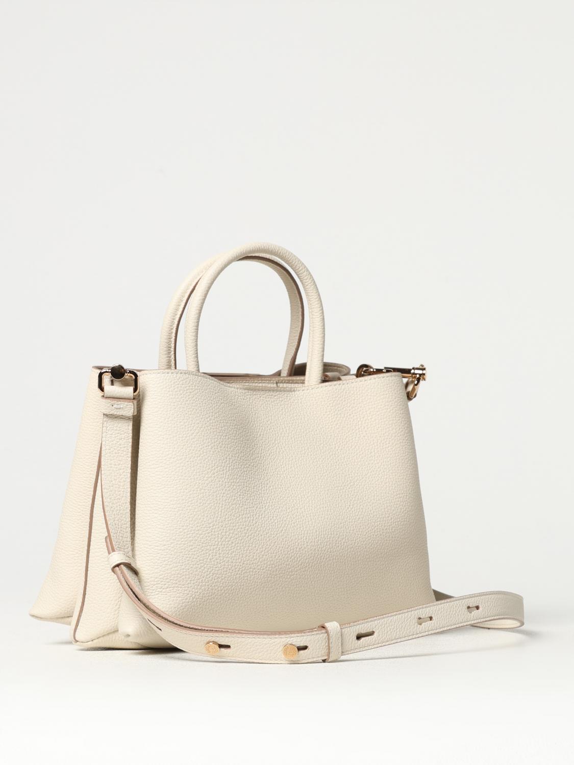 TOD'S BORSA A MANO: Borsa T Timeless Tod's in pelle a grana, Bianco - Img 3