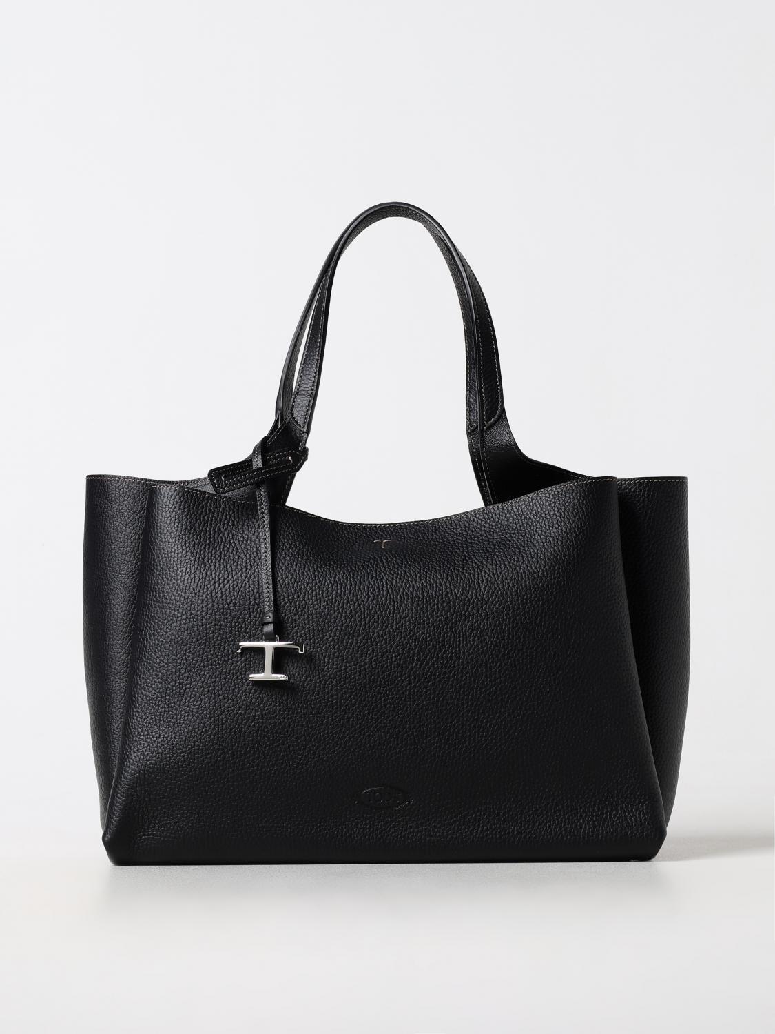 TOD'S BORSA TOTE: Borsa Tod's in pelle a grana , Nero - Img 1