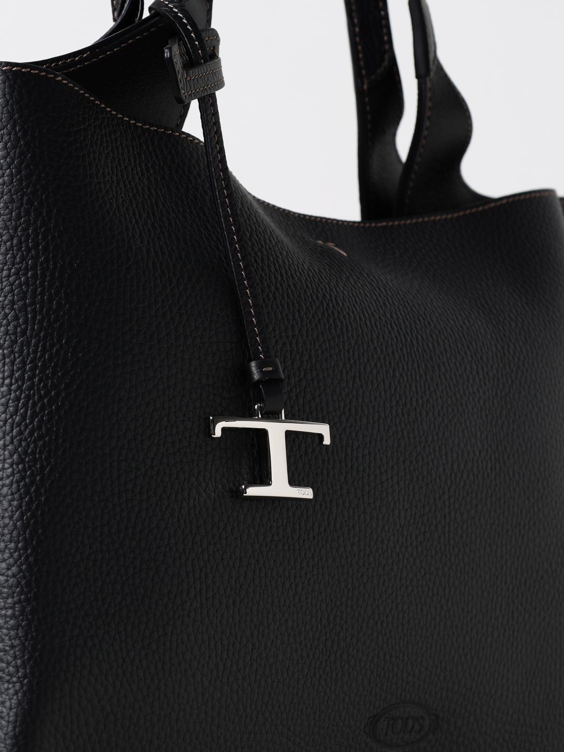 TOD'S BORSA TOTE: Borsa Tod's in pelle a grana , Nero - Img 4