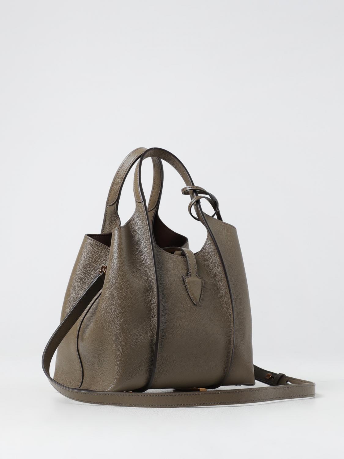 TOD'S BORSA A MANO: Borsa T Timeless Tod's in pelle a grana , Tortora - Img 2