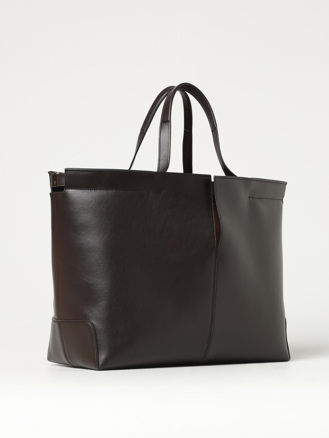 TOD'S BORSA TOTE: Borsa Di Folio Tod's in pelle , Marrone - Img 3