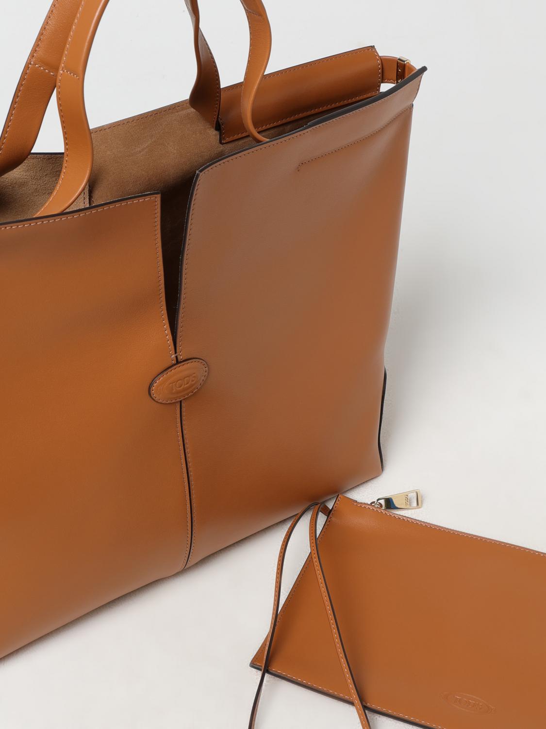TOD'S BORSA TOTE: Borsa Di Folio Tod's in pelle , Cuoio - Img 3