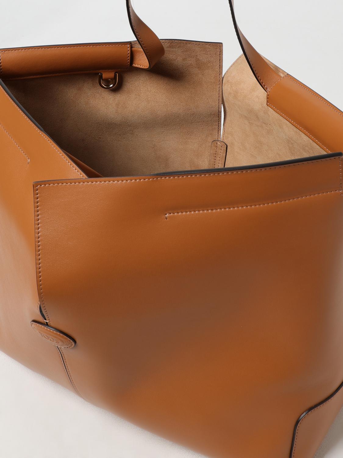 TOD'S BORSA TOTE: Borsa Di Folio Tod's in pelle , Cuoio - Img 4