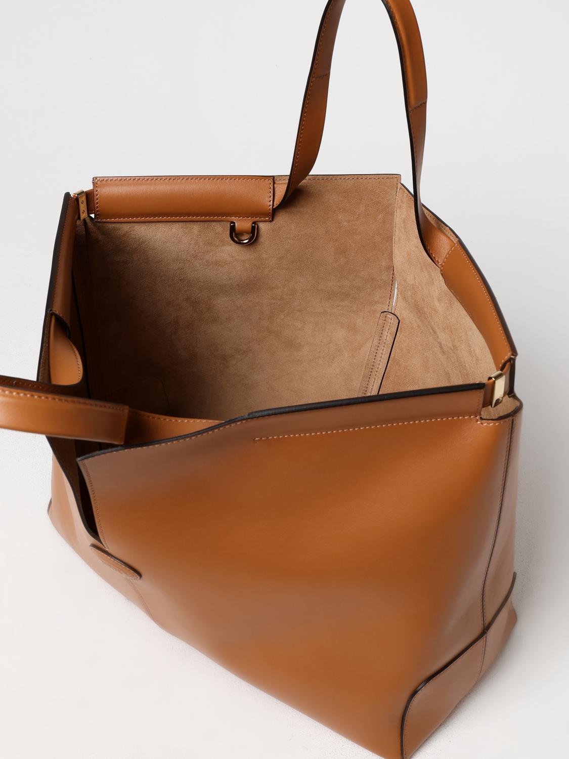 TOD'S BORSA TOTE: Borsa Di Folio Tod's in pelle , Cuoio - Img 5