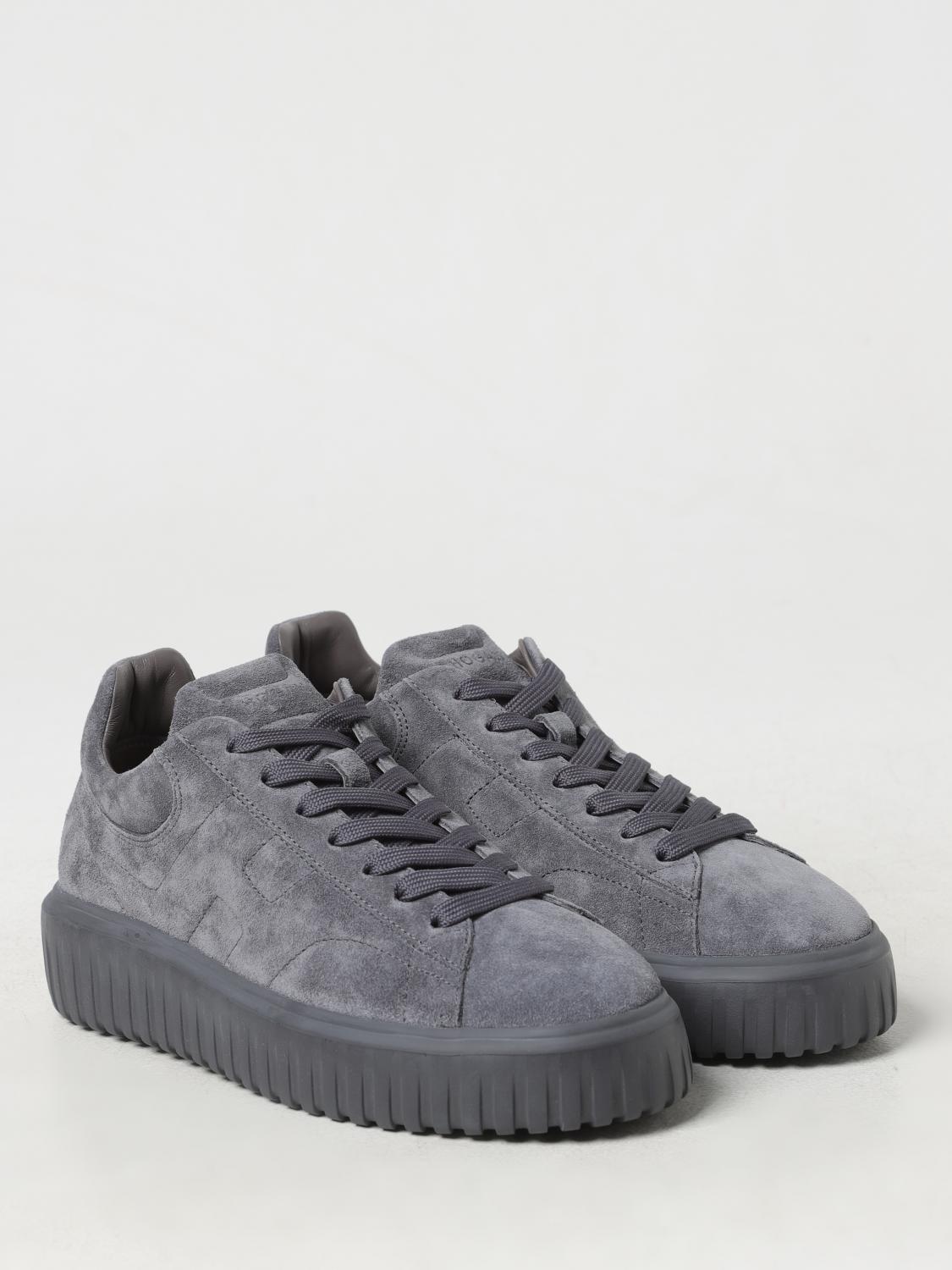 HOGAN SNEAKERS: Sneakers Hogan in camoscio , Grigio - Img 2