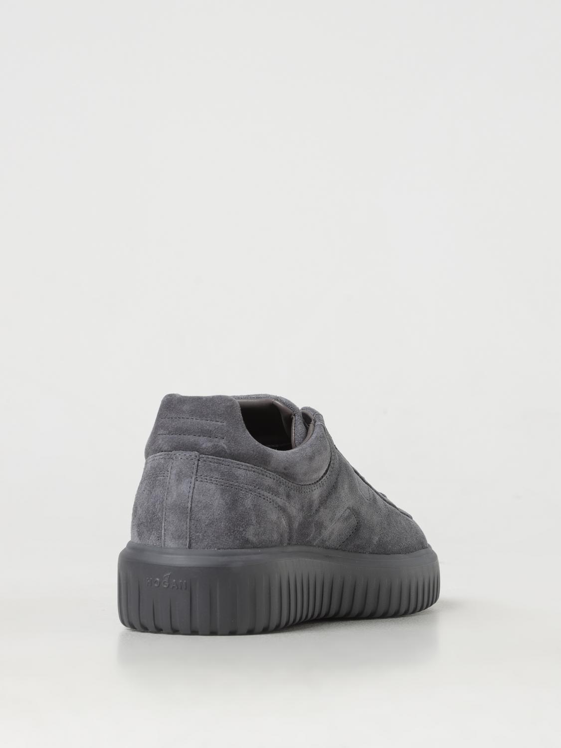 HOGAN SNEAKERS: Sneakers Hogan in camoscio , Grigio - Img 3