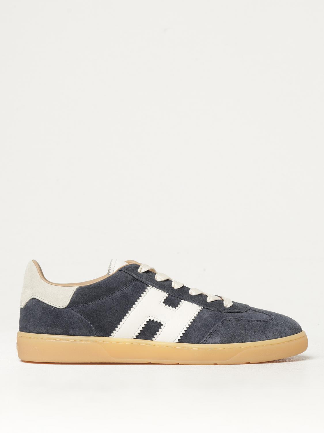 HOGAN SNEAKERS: Sneakers Hogan in camoscio , Blue - Img 1