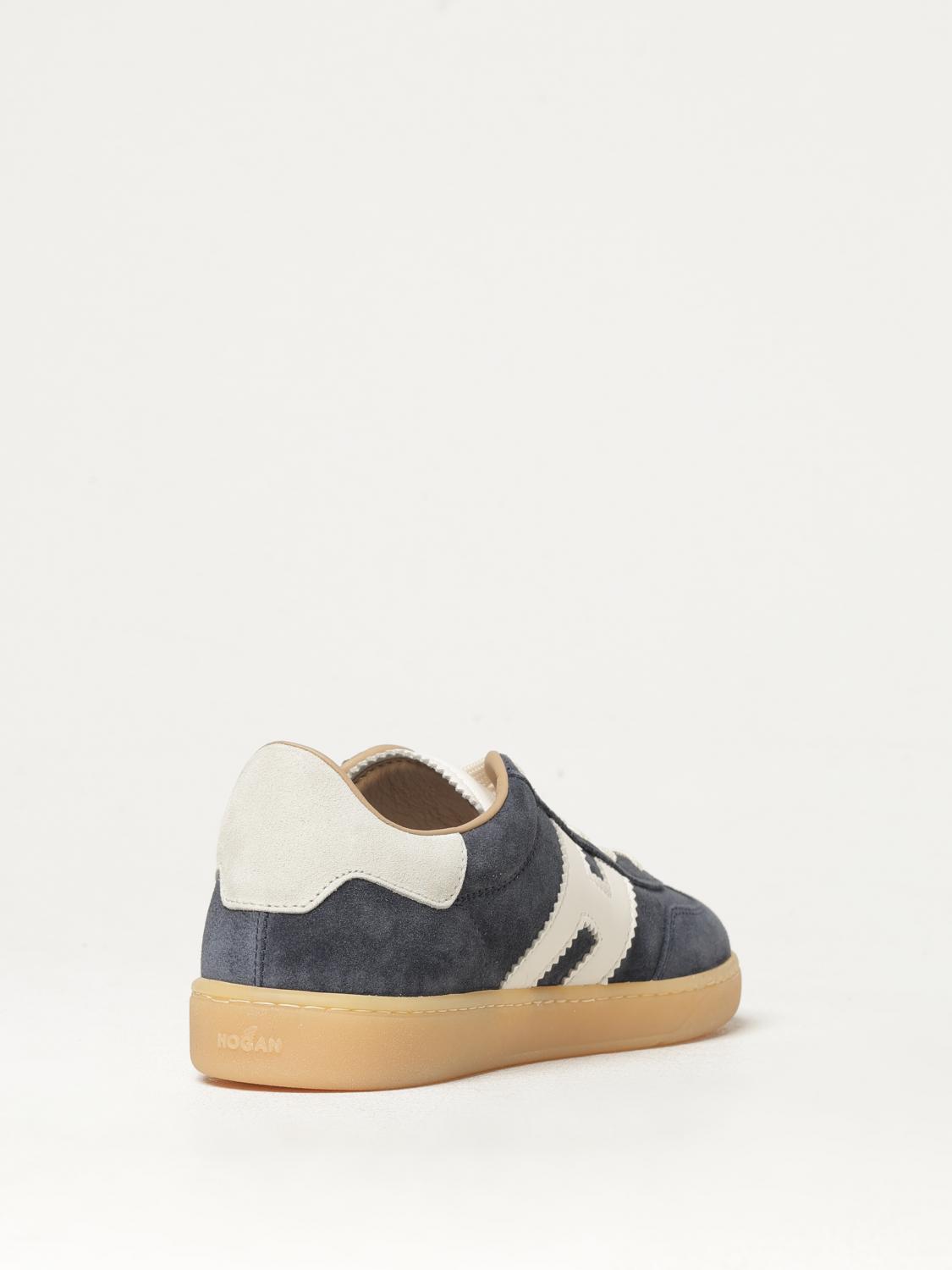 HOGAN SNEAKERS: Sneakers Hogan in camoscio , Blue - Img 3