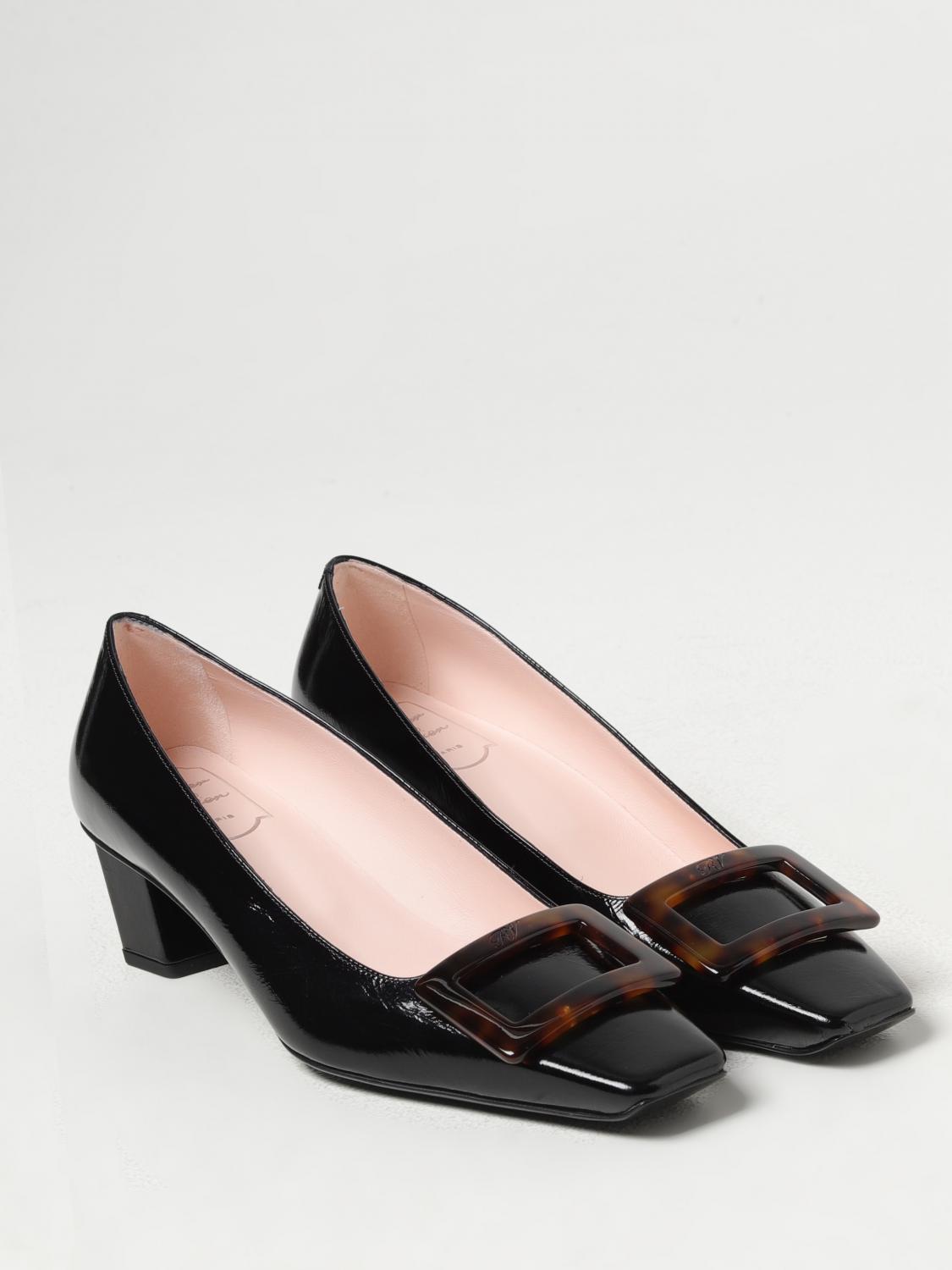 【美品】ROGER VIVIER パンプス ブラック 23.5 Roger Vivier シューズ レディース - ブラック | RVW00639540TM6