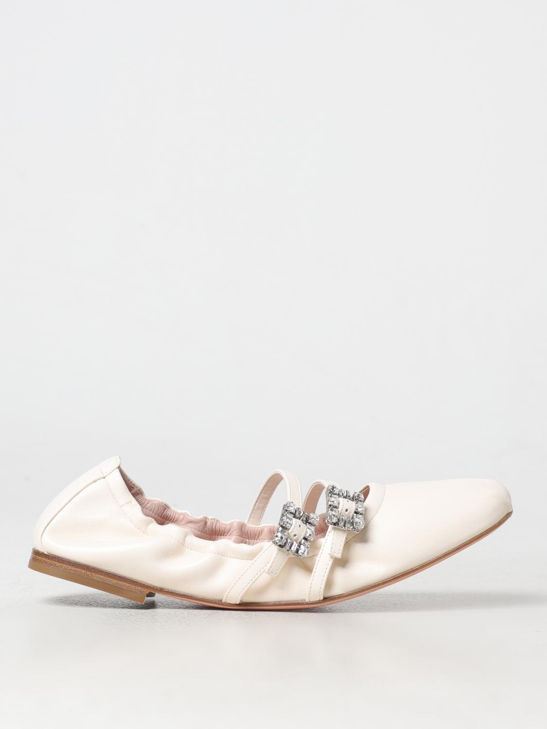 ROGER VIVIER BALLET FLATS: Shoes woman Roger Vivier, White - Img 1