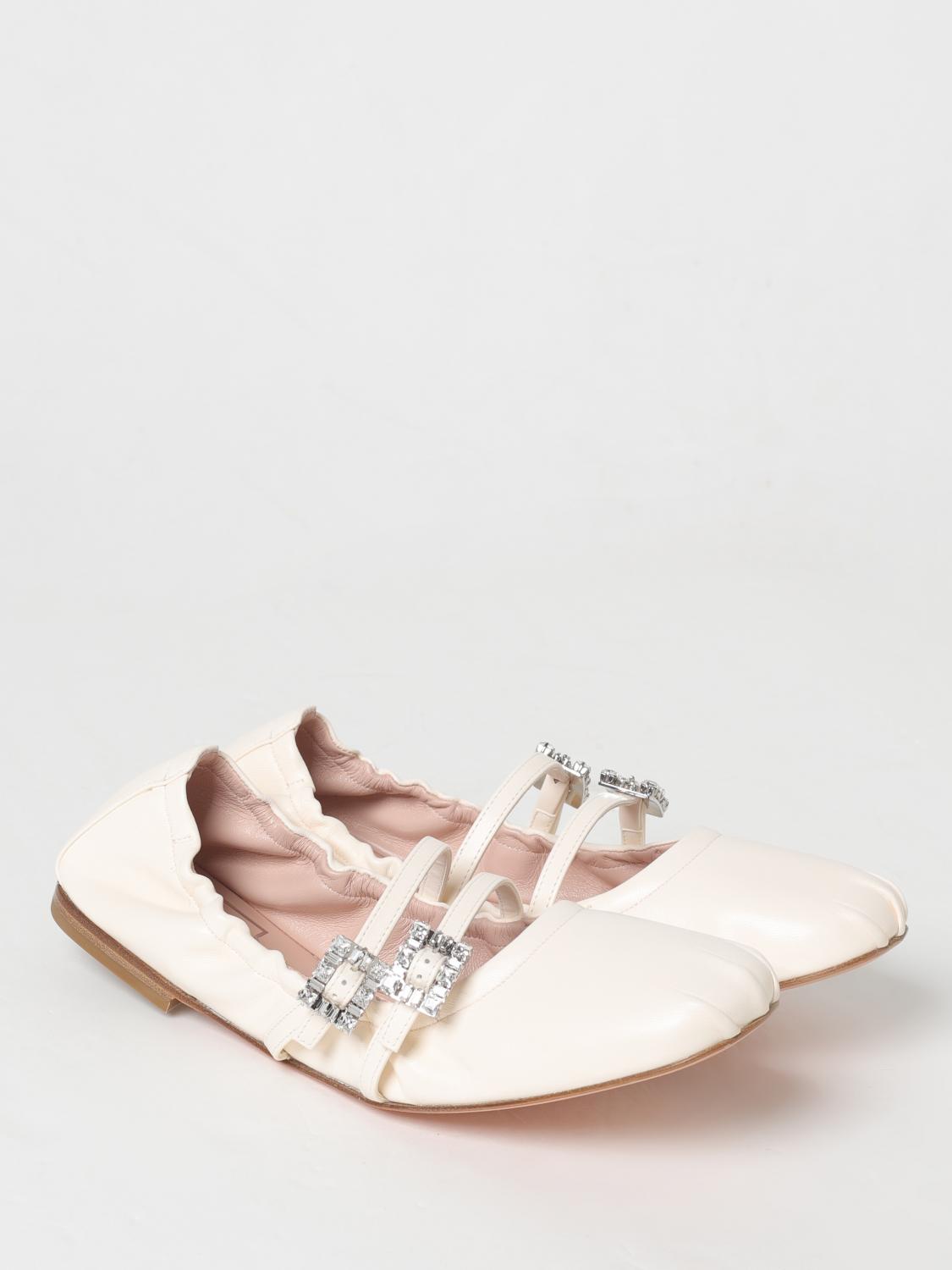 ROGER VIVIER BALLET FLATS: Shoes woman Roger Vivier, White - Img 2