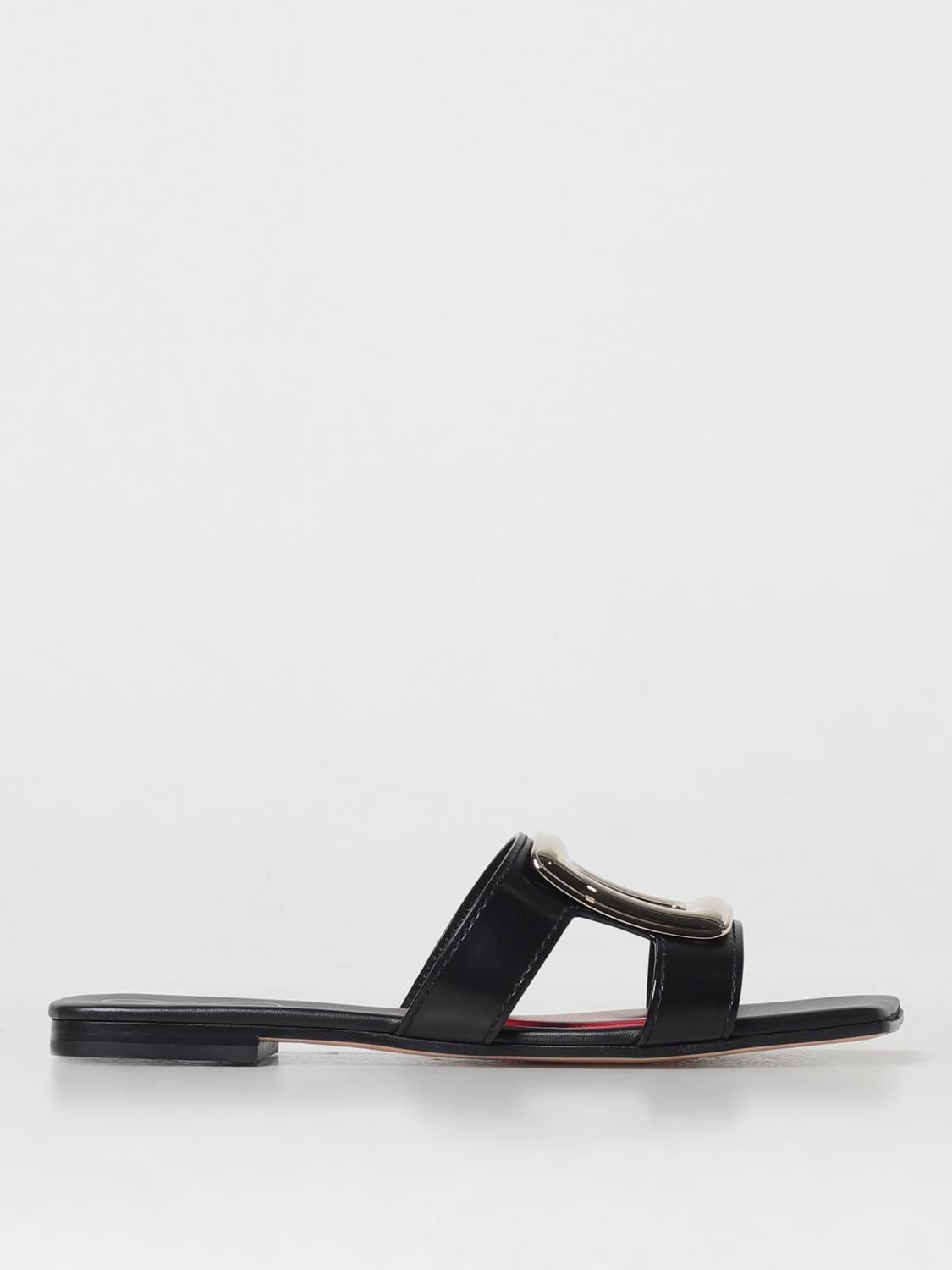 ROGER VIVIER FLAT SANDALS: Shoes woman Roger Vivier, Black - Img 1