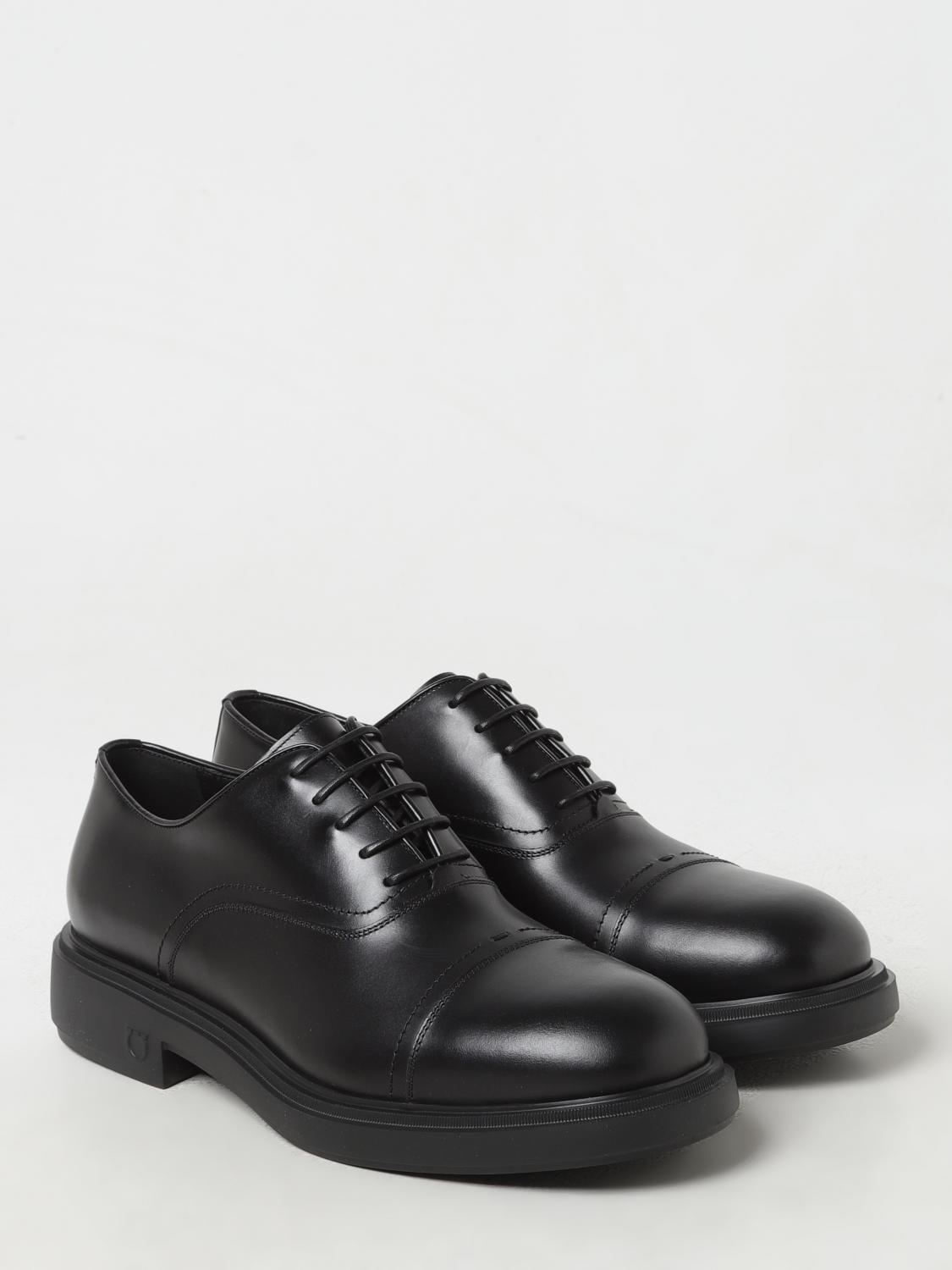 FERRAGAMO BROGUE SHOES: Shoes men Ferragamo, Black - Img 2