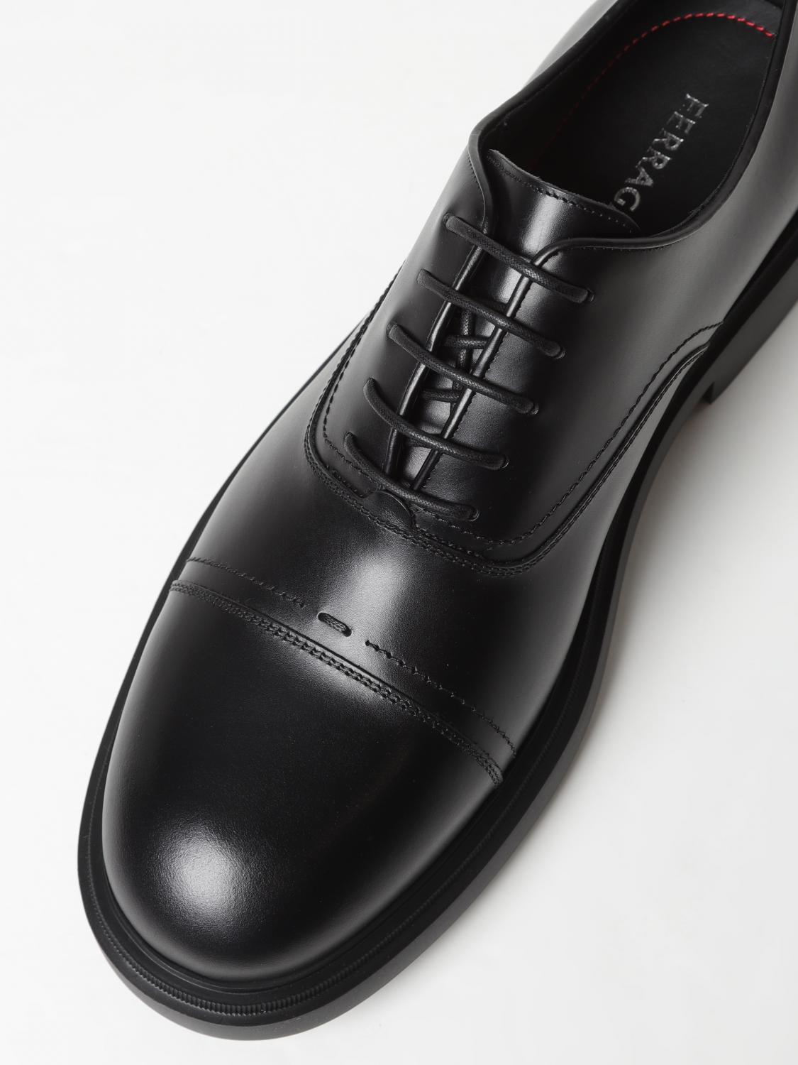 FERRAGAMO BROGUE SHOES: Shoes men Ferragamo, Black - Img 4