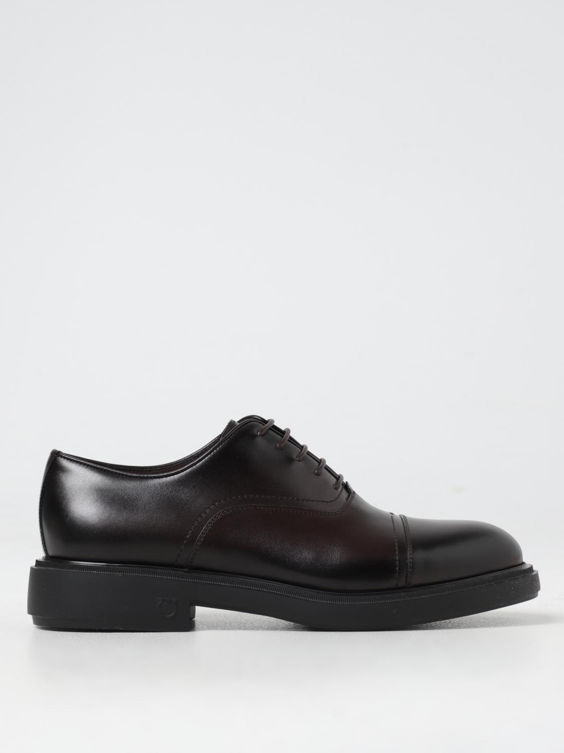 FERRAGAMO BROGUE SHOES: Shoes men Ferragamo, Dark - Img 1