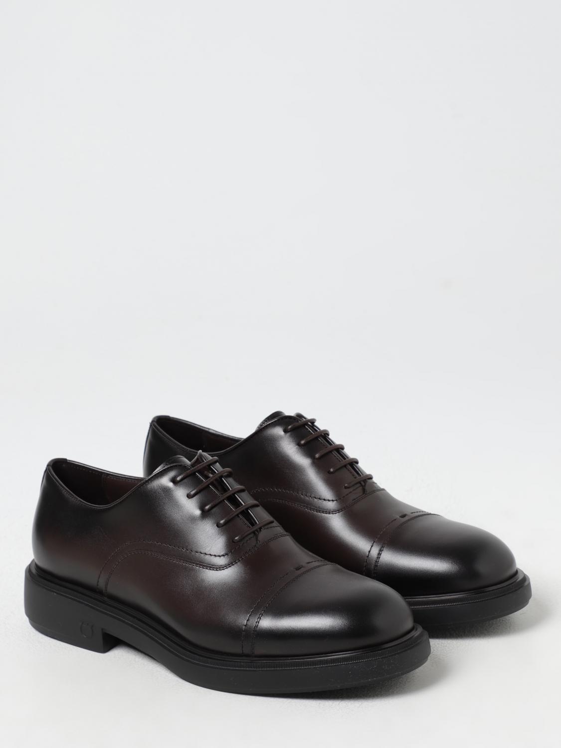 FERRAGAMO BROGUE SHOES: Shoes men Ferragamo, Dark - Img 2