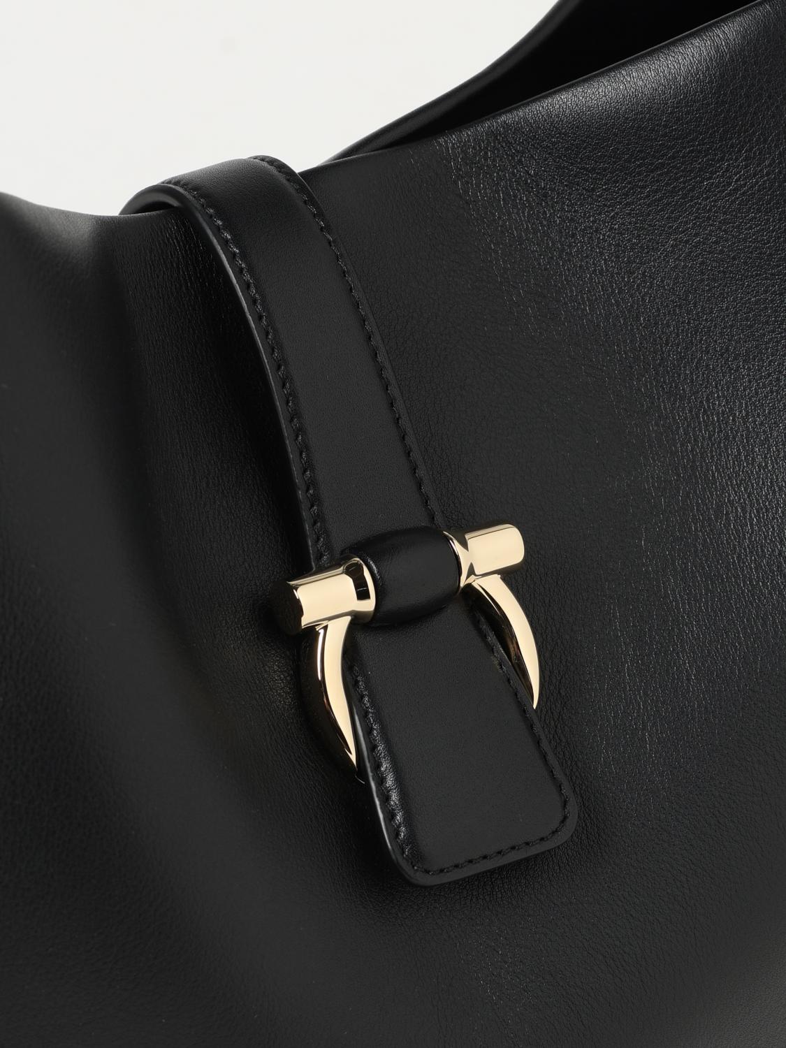 ショルダーバッグ・ポシェット FERRAGAMO Woman Shoulder bag Black 219804 777335 001 Ferragamo Outlet: Shoulder bag woman - Black | Ferragamo
