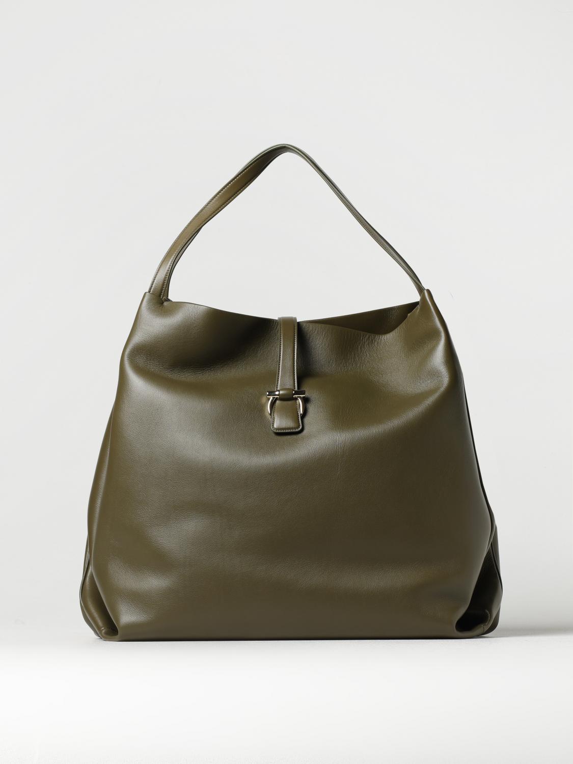 FERRAGAMO SHOULDER BAG: Shoulder bag woman Ferragamo, Green - Img 1