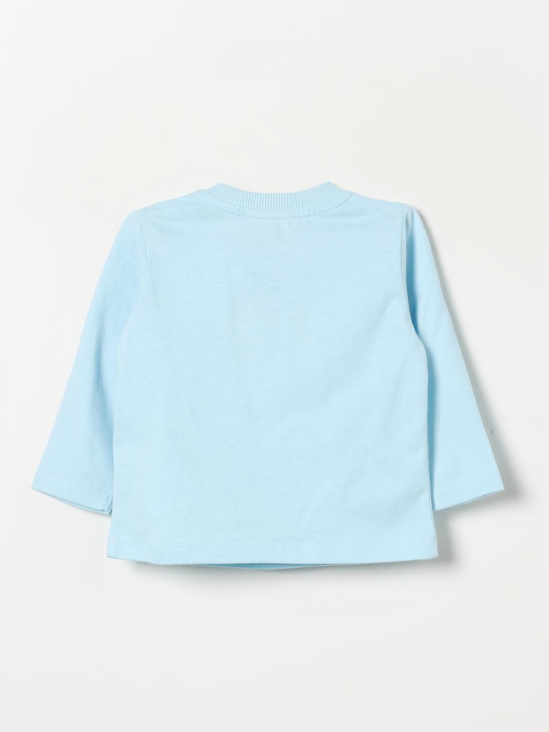 MOSCHINO T-SHIRT: T-shirt kids Moschino, Sky Blue - Img 2