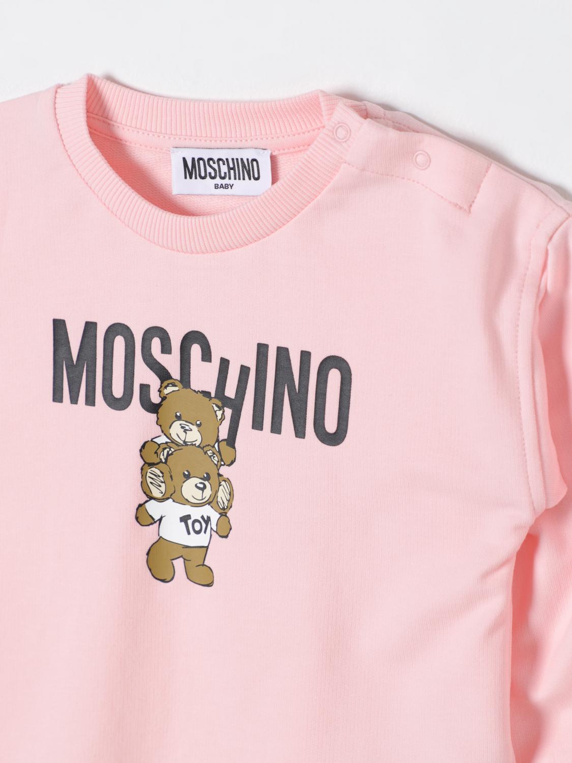 MOSCHINO T-SHIRT: Robe enfant Moschino, Rose - Img 3