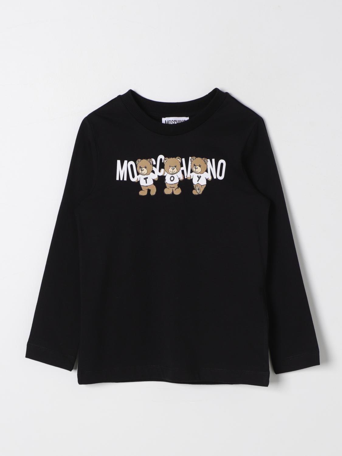 MOSCHINO T-SHIRT: T-shirt kids Moschino, Black - Img 1