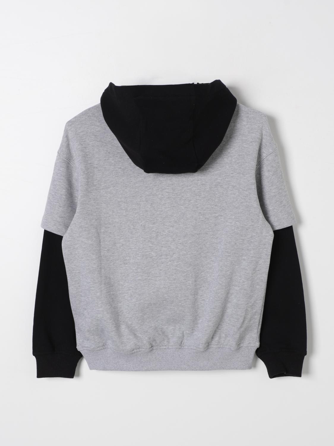 MOSCHINO SWEATER: Sweater kids Moschino, Grey - Img 2