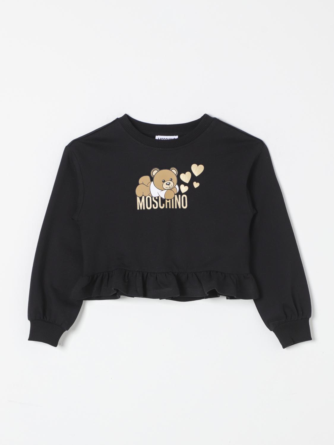 MOSCHINO JERSEY: Jersey niños Moschino, Negro - Img 1