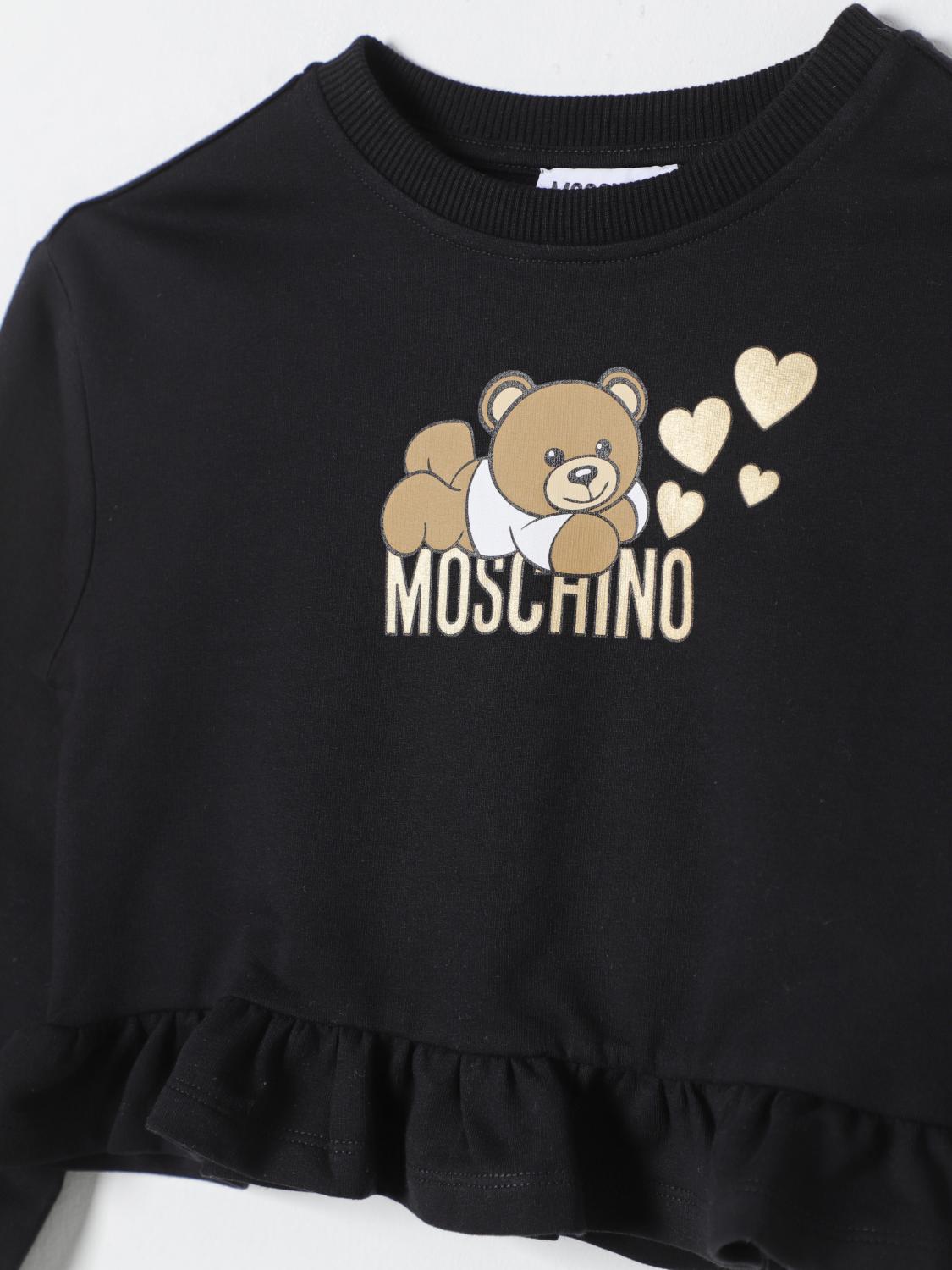 MOSCHINO JERSEY: Jersey niños Moschino, Negro - Img 3