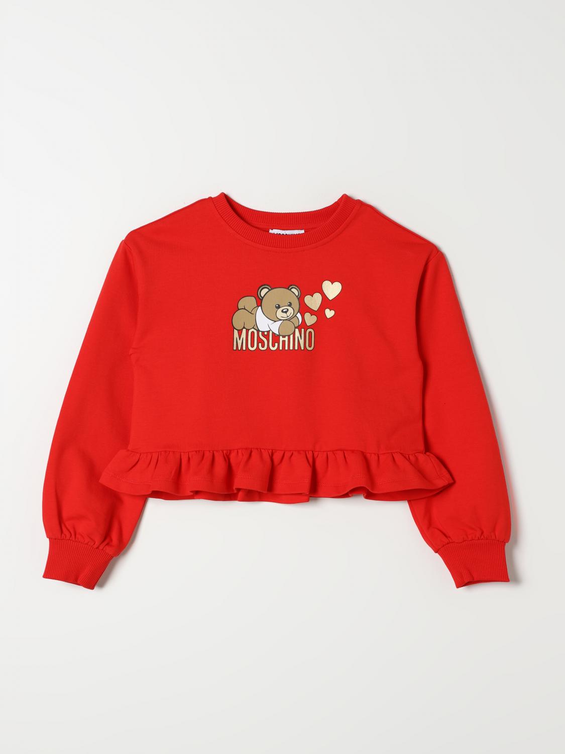 MOSCHINO PULLOVER: Pullover kinder Moschino, Rot - Img 1
