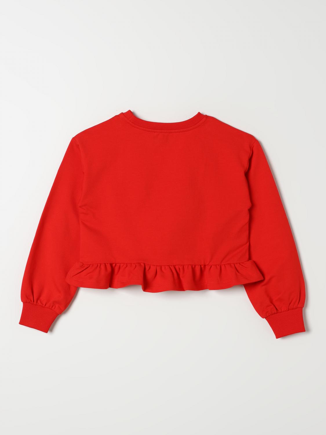 MOSCHINO PULLOVER: Pullover kinder Moschino, Rot - Img 2
