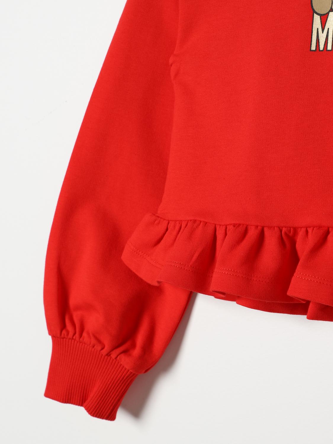 MOSCHINO PULLOVER: Pullover kinder Moschino, Rot - Img 3