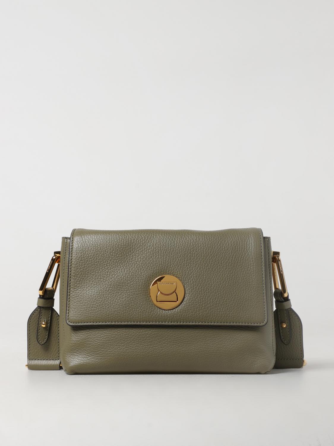 COCCINELLE SHOULDER BAG: Shoulder bag woman Coccinelle, Green - Img 1