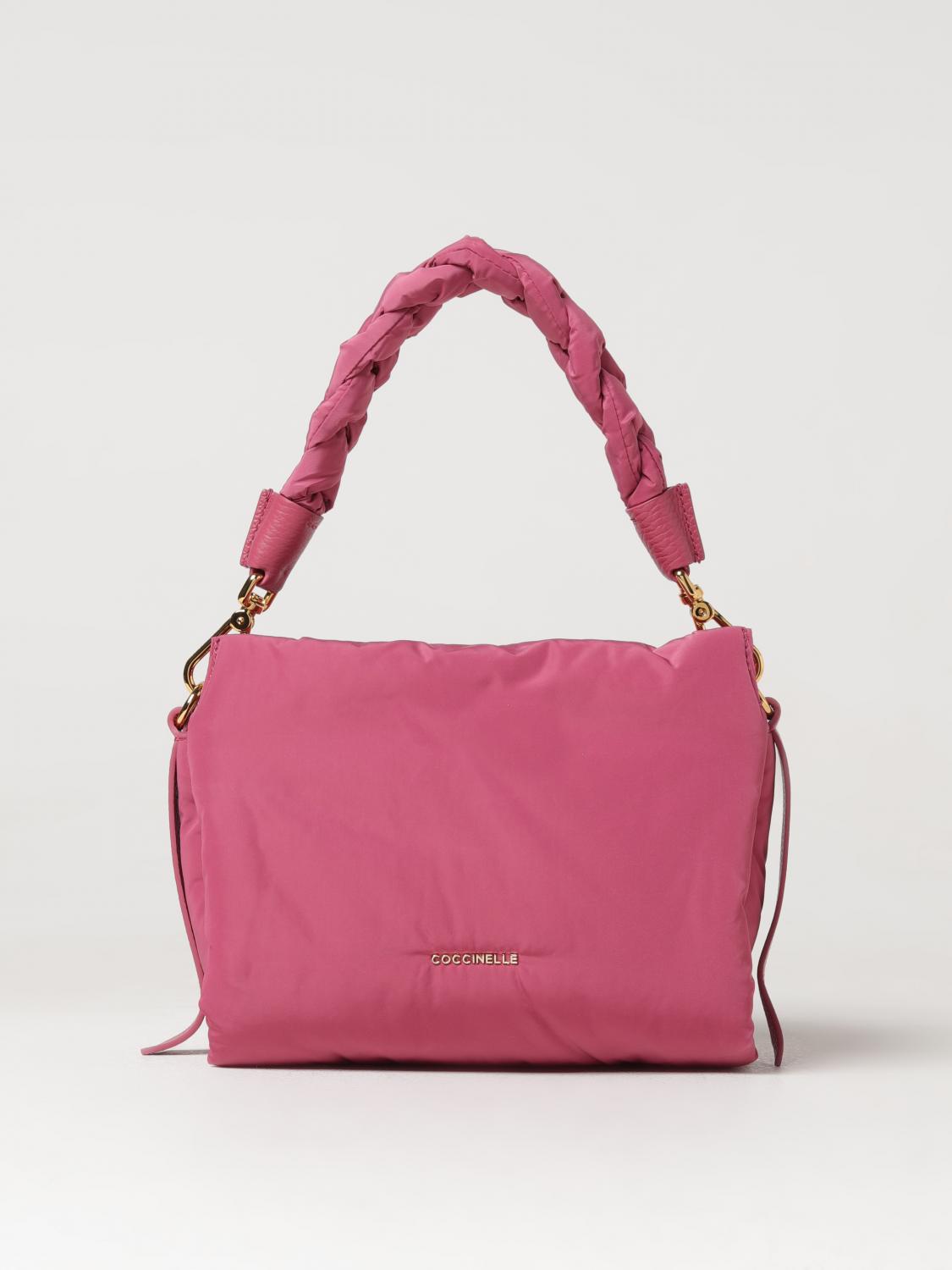 COCCINELLE MINI BAG: Shoulder bag woman Coccinelle, Pink - Img 1