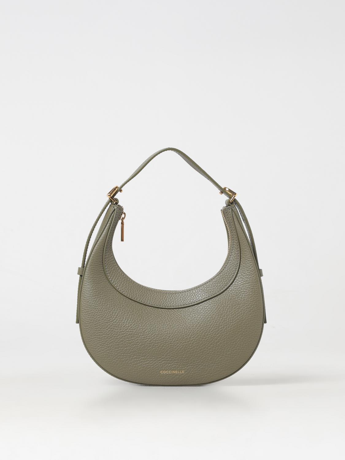 COCCINELLE SHOULDER BAG: Shoulder bag woman Coccinelle, Green - Img 1