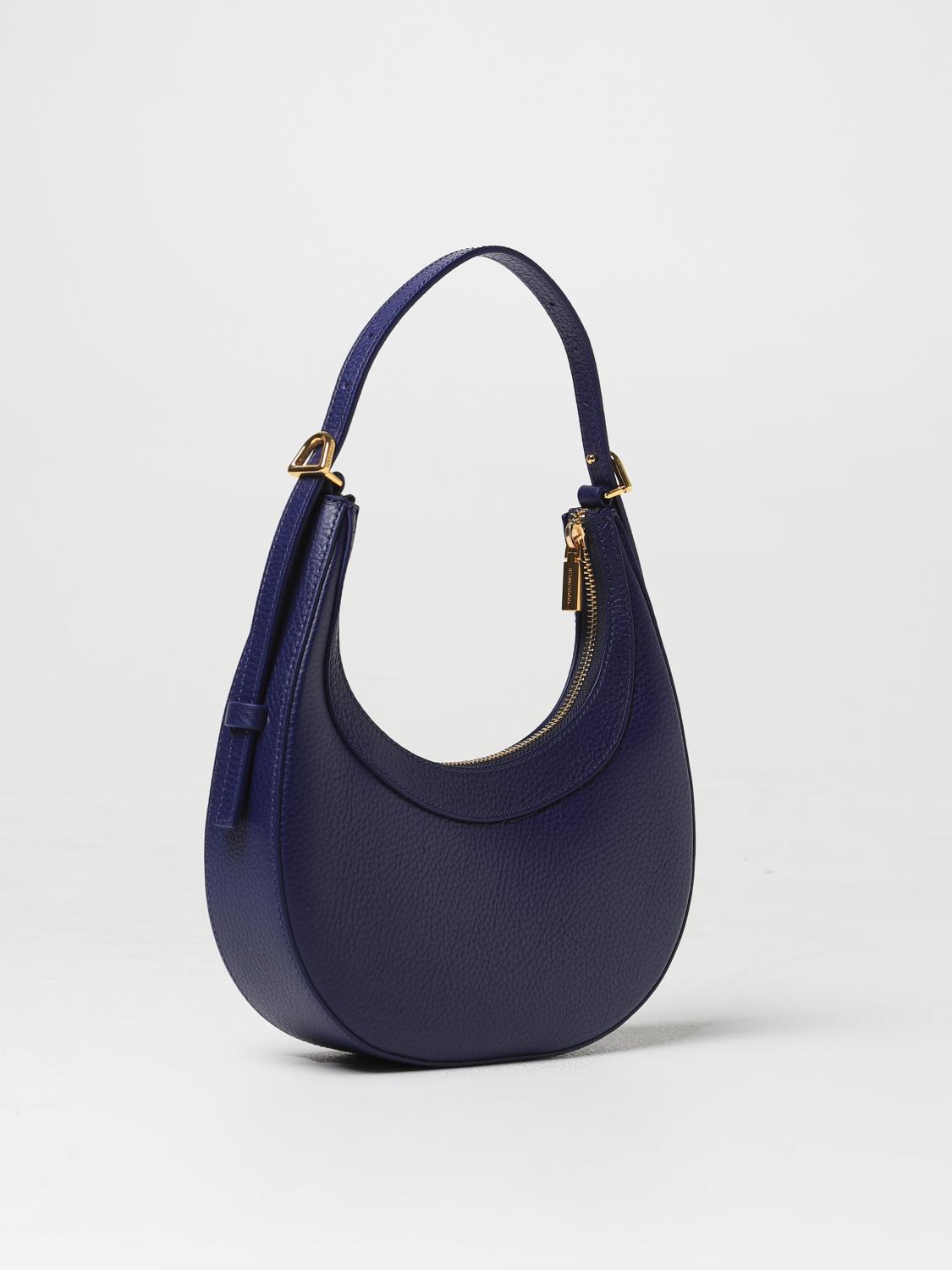COCCINELLE BORSA A SPALLA: Borsa Whisper Coccinelle in pelle a grana , Royal - Img 2