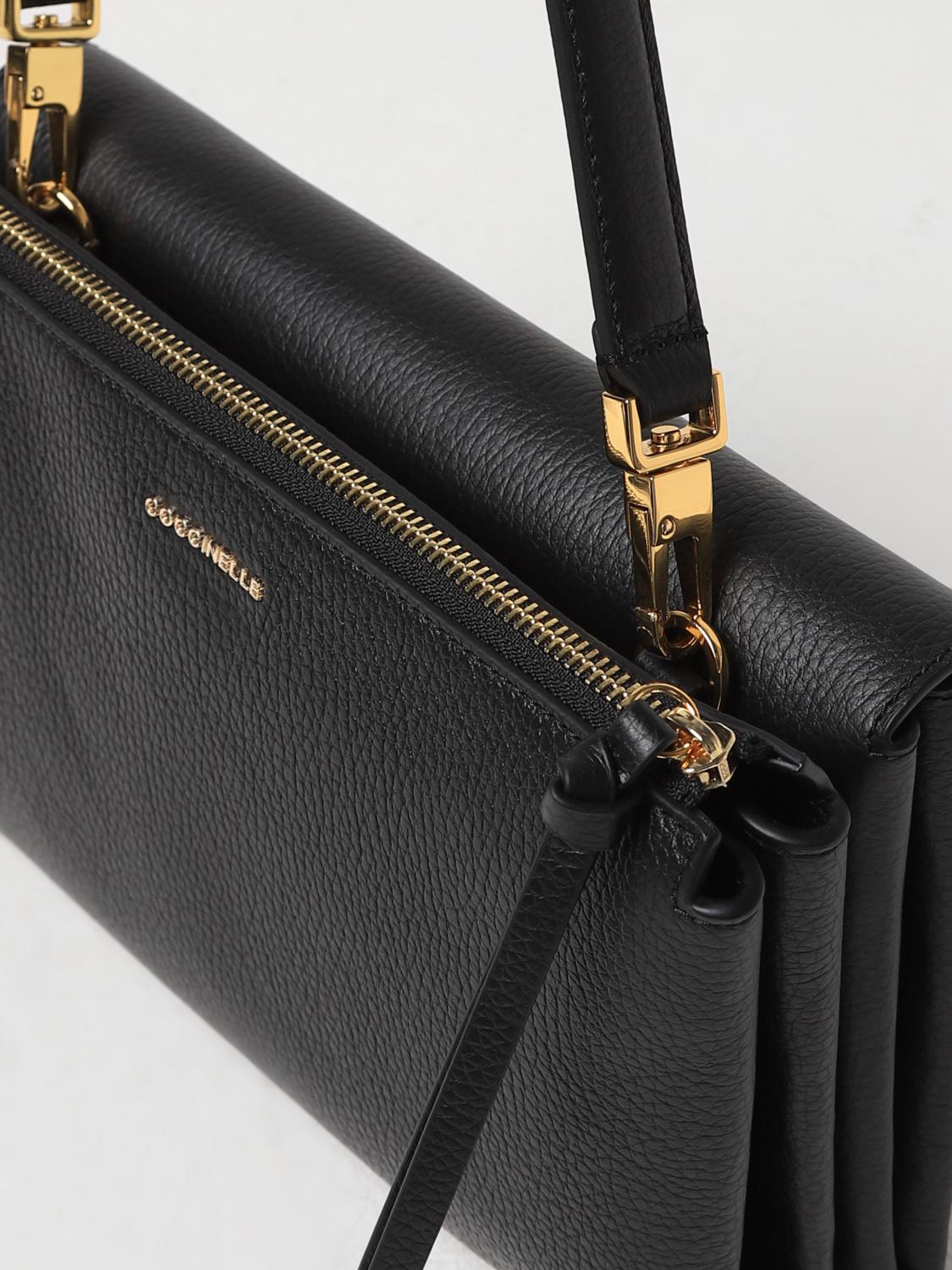 COCCINELLE MINI BAG: Shoulder bag woman Coccinelle, Black - Img 3