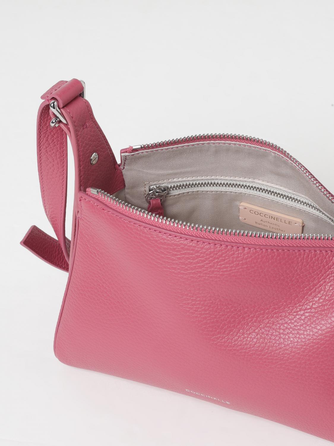 COCCINELLE MINI BAG: Shoulder bag woman Coccinelle, Pink - Img 3