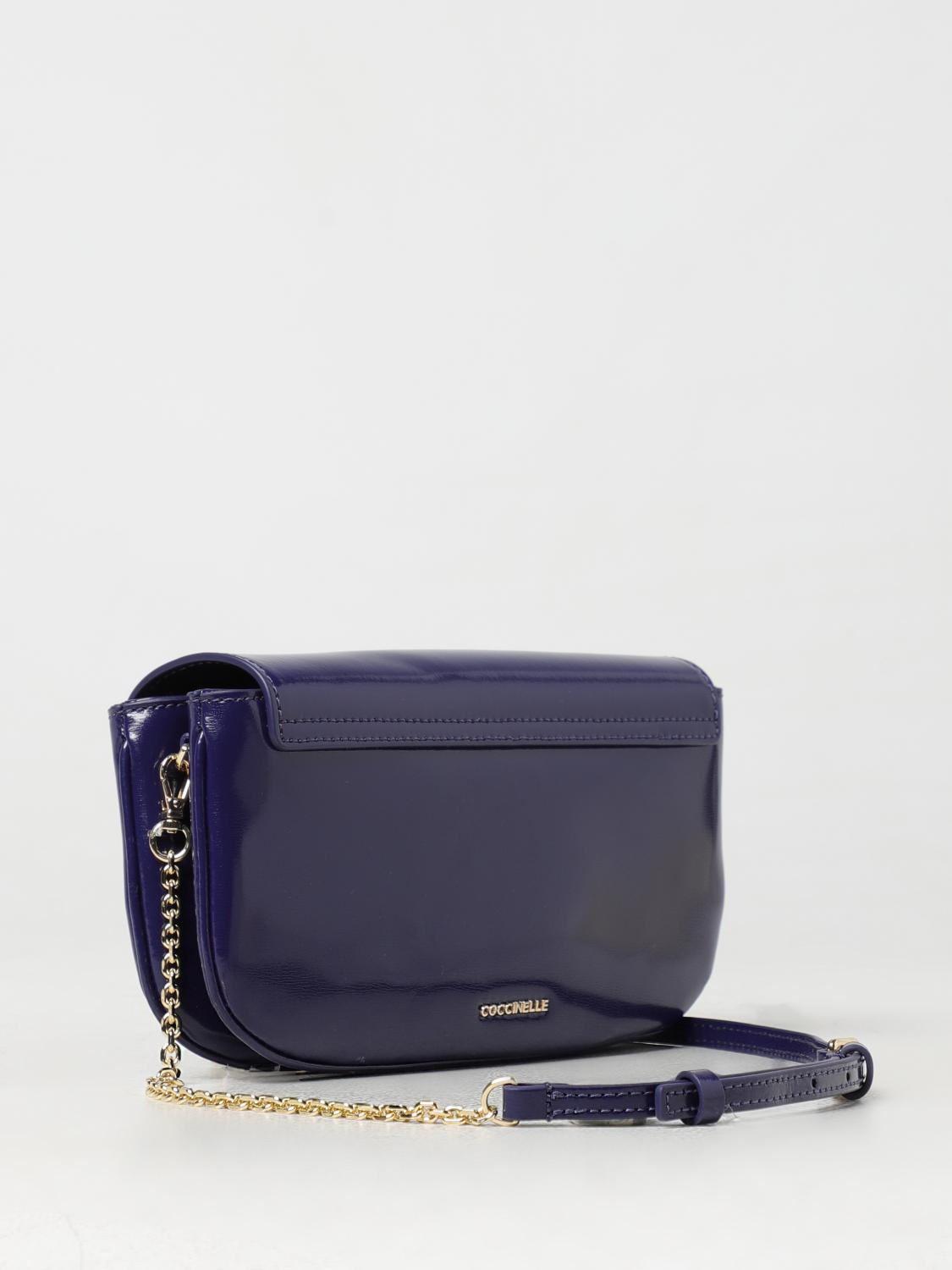 COCCINELLE CLUTCH: Shoulder bag woman Coccinelle, Navy - Img 2