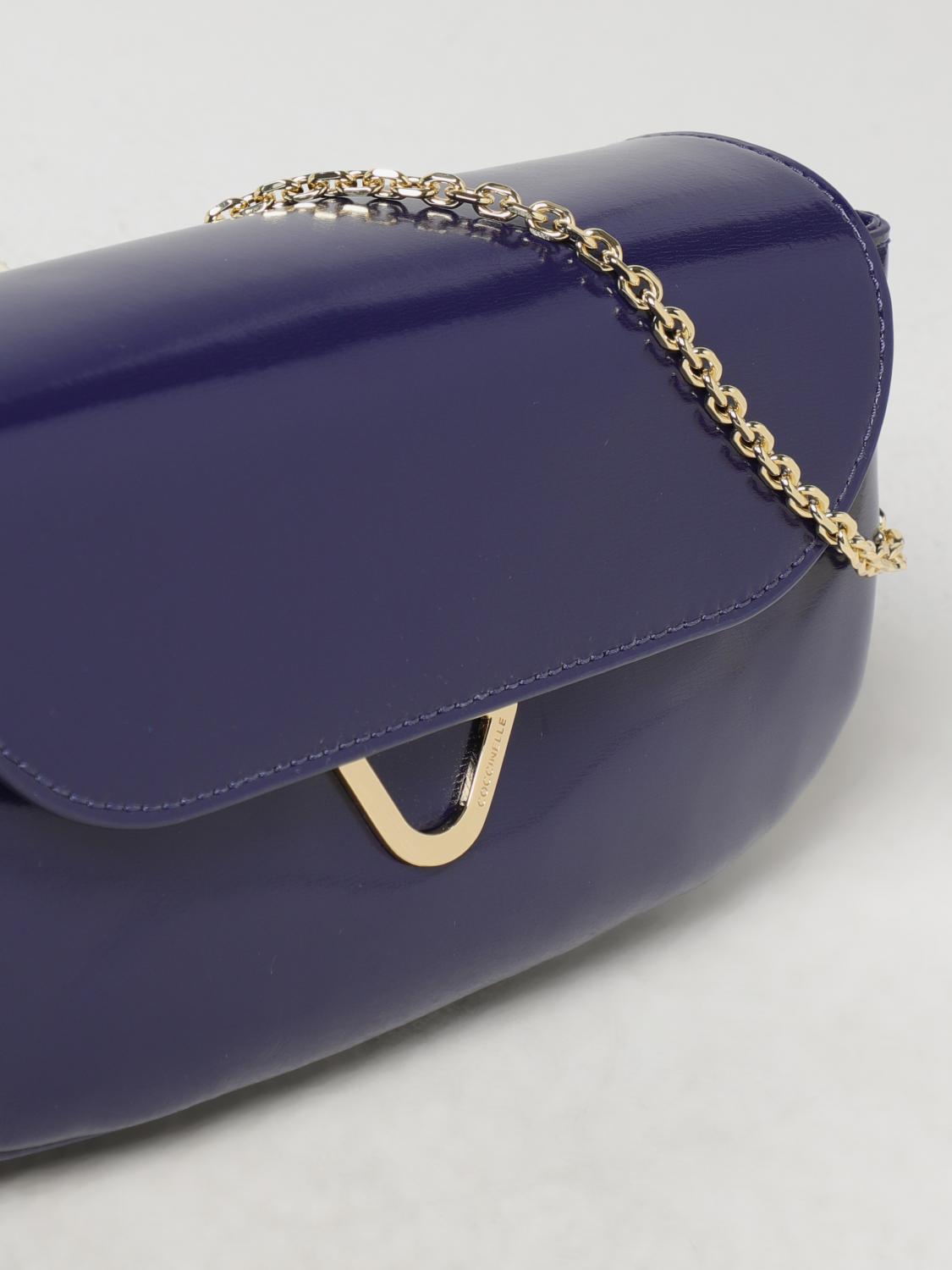 COCCINELLE CLUTCH: Shoulder bag woman Coccinelle, Navy - Img 3