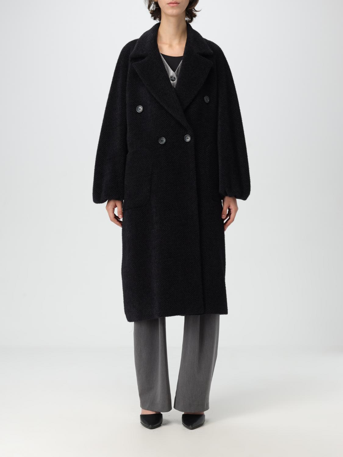 HANITA COAT: Coat woman Hanita, Black - Img 1