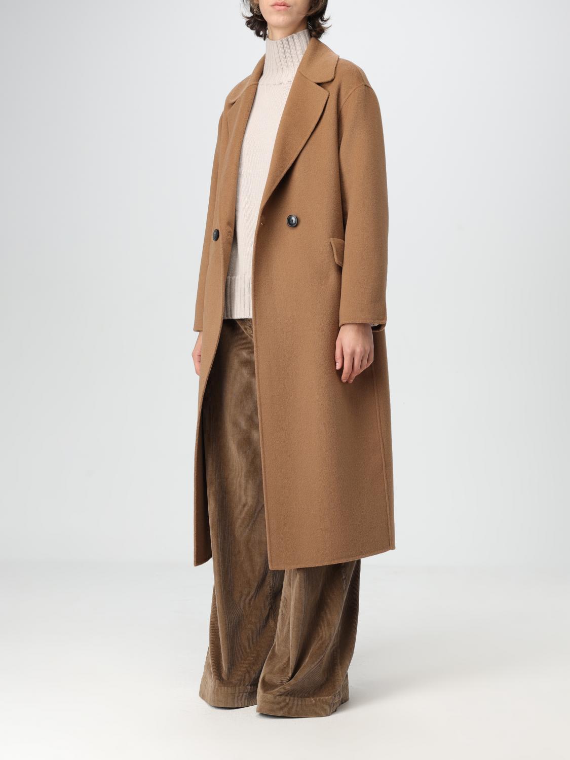 HANITA COAT: Coat woman Hanita, Camel - Img 3