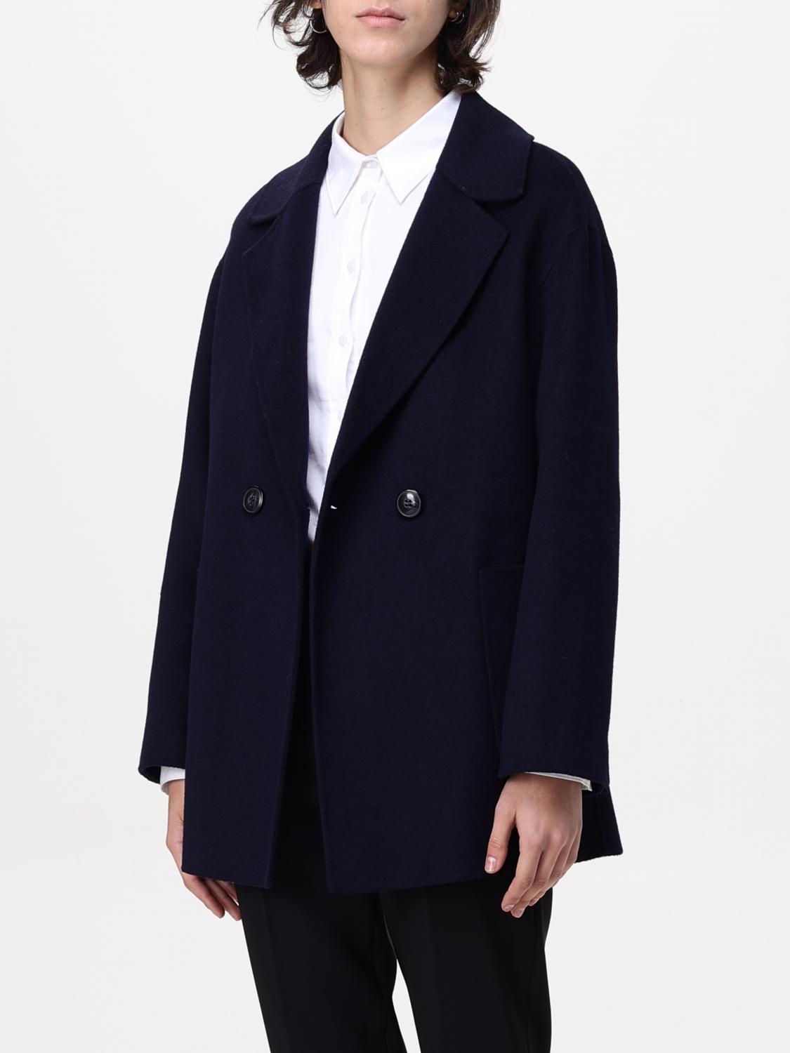 HANITA COAT: Coat woman Hanita, Blue - Img 3